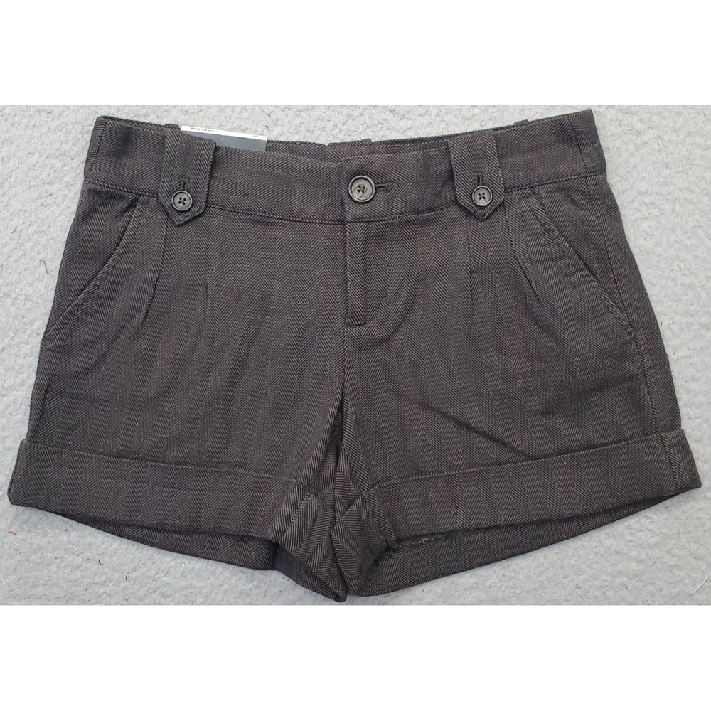 Banana‎ Republic Shorts Womens 4P Brown Martin Fit Cuffed Sits Below The Waist